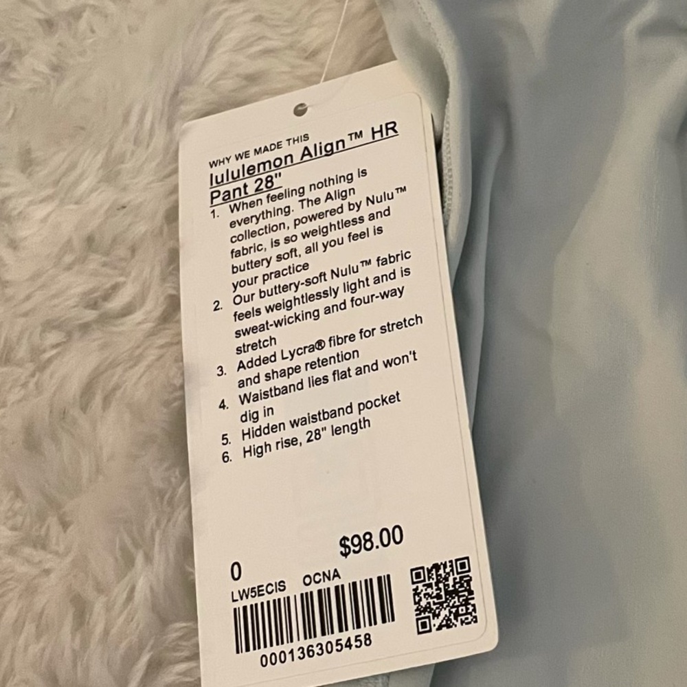 NEW W TAGS lulu leggings